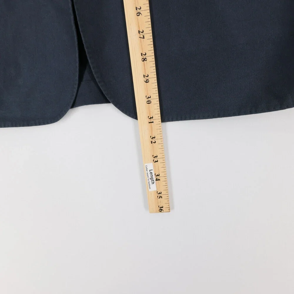 J Crew Ludlow Blazer Mens 46R Navy Blue Cotton Linen Unstructured Baird McNutt